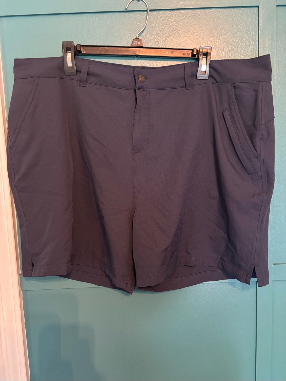 Magellan Outdoors Navy Men's Flat Front Performance Shorts Size 1X
